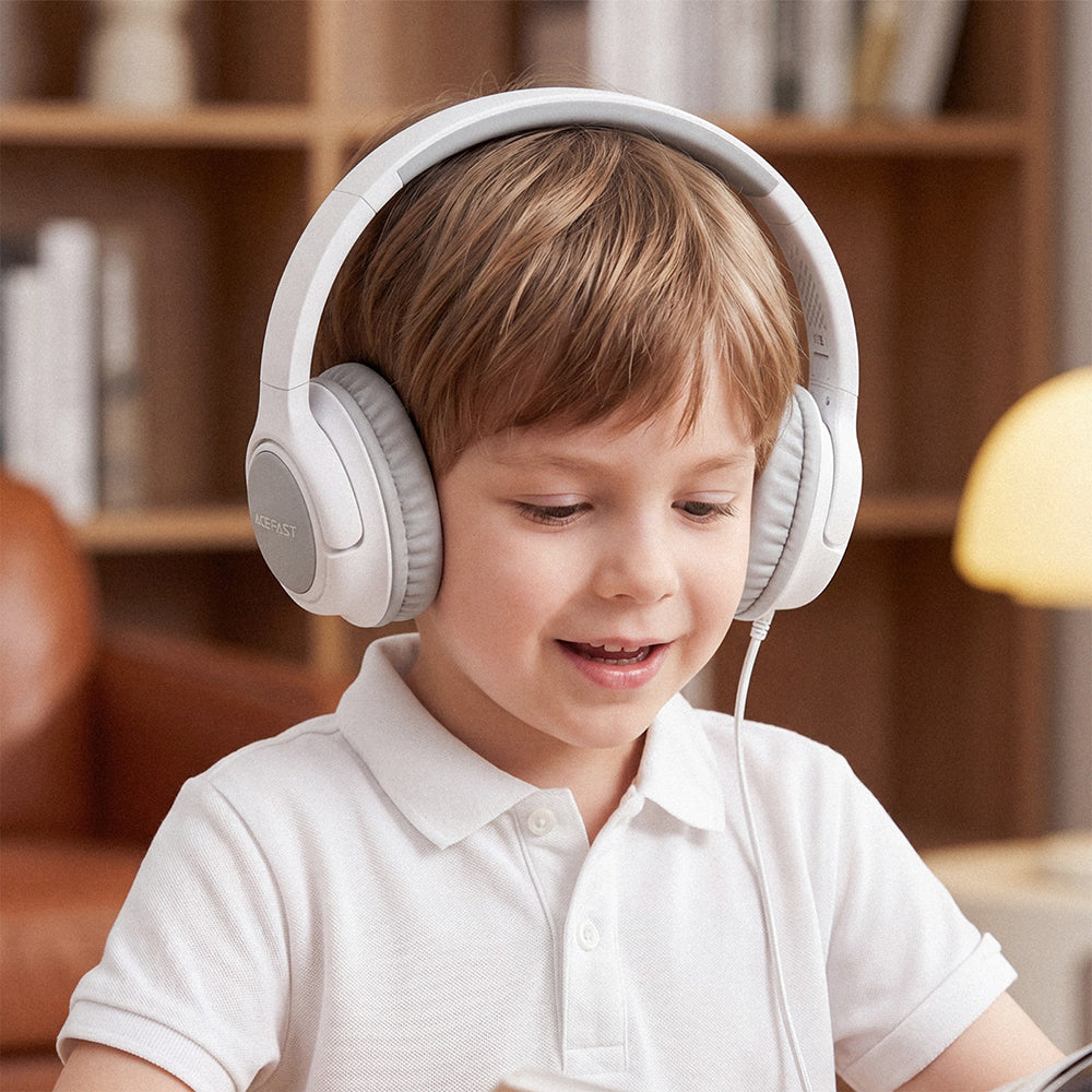 Handsfree 3.5mm Acefast H18 Παιδιά, Γκρι