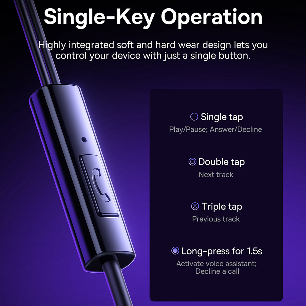 Handsfree USB-C Baseus Encok CZ11, Μαύρο A00164300113-Z1