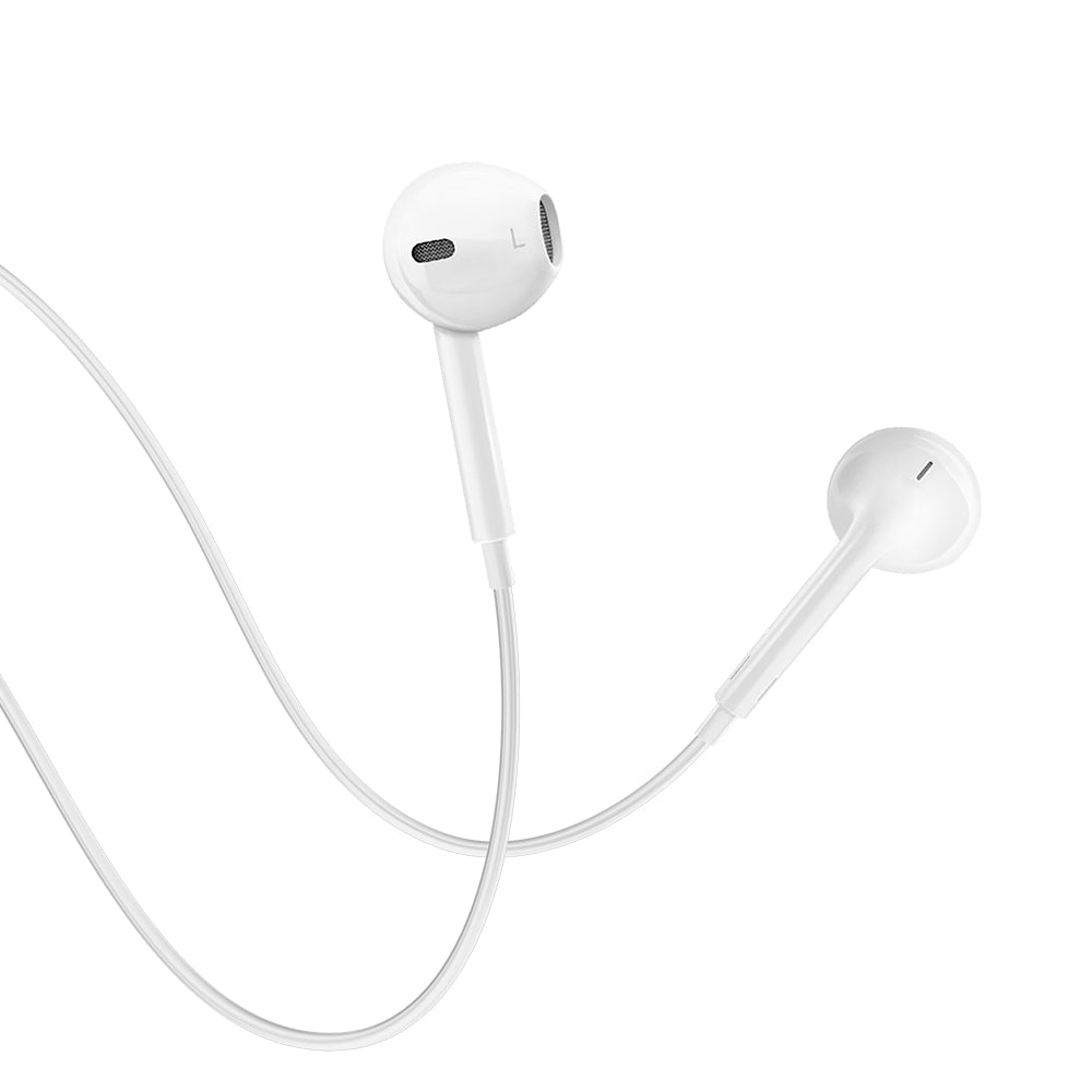 Ακουστικά Handsfree 3.5mm BWOO HF05, Λευκό