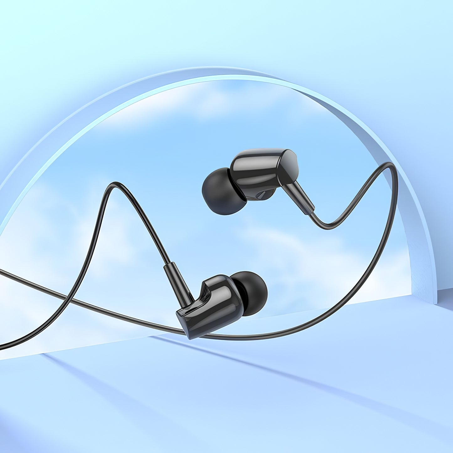 Handsfree 3.5mm HOCO M112, Μαύρο