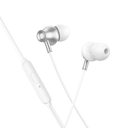 Handsfree 3.5mm HOCO M119, Silver