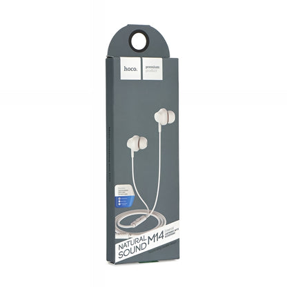 Handsfree 3.5mm HOCO M14, Λευκό