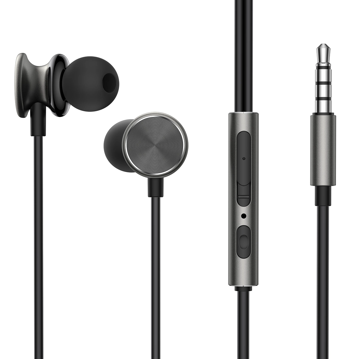 Handsfree 3.5mm Joyroom JR-EW03, Γκρι