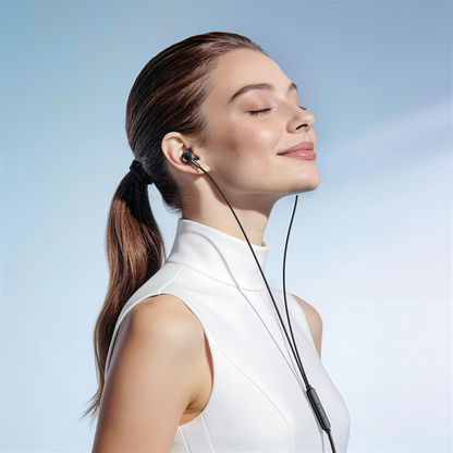 Ακουστικά Handsfree 3.5mm / USB-C HOCO M119A, Μαύρο