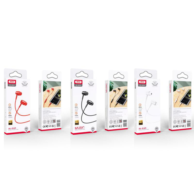 Handsfree 3.5mm XO Design EP57 Crown, Λευκό