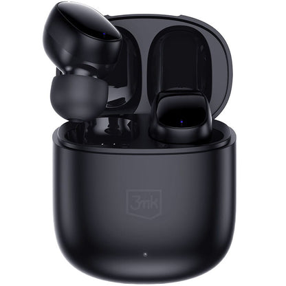 Handsfree Bluetooth 3MK FlowBuds, TWS, Μαύρο