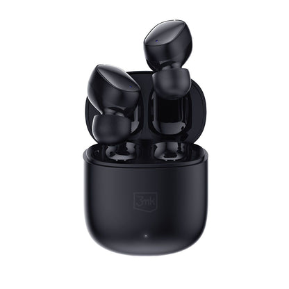 Handsfree Bluetooth 3MK FlowBuds, TWS, Μαύρο