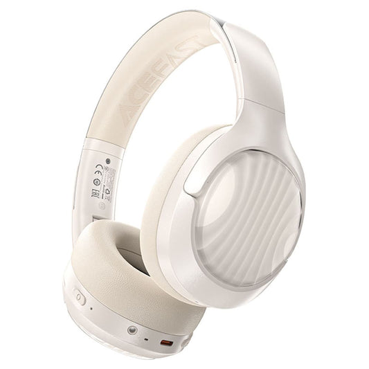 Handsfree Bluetooth Acefast H5, A2DP, ANC, Λευκό
