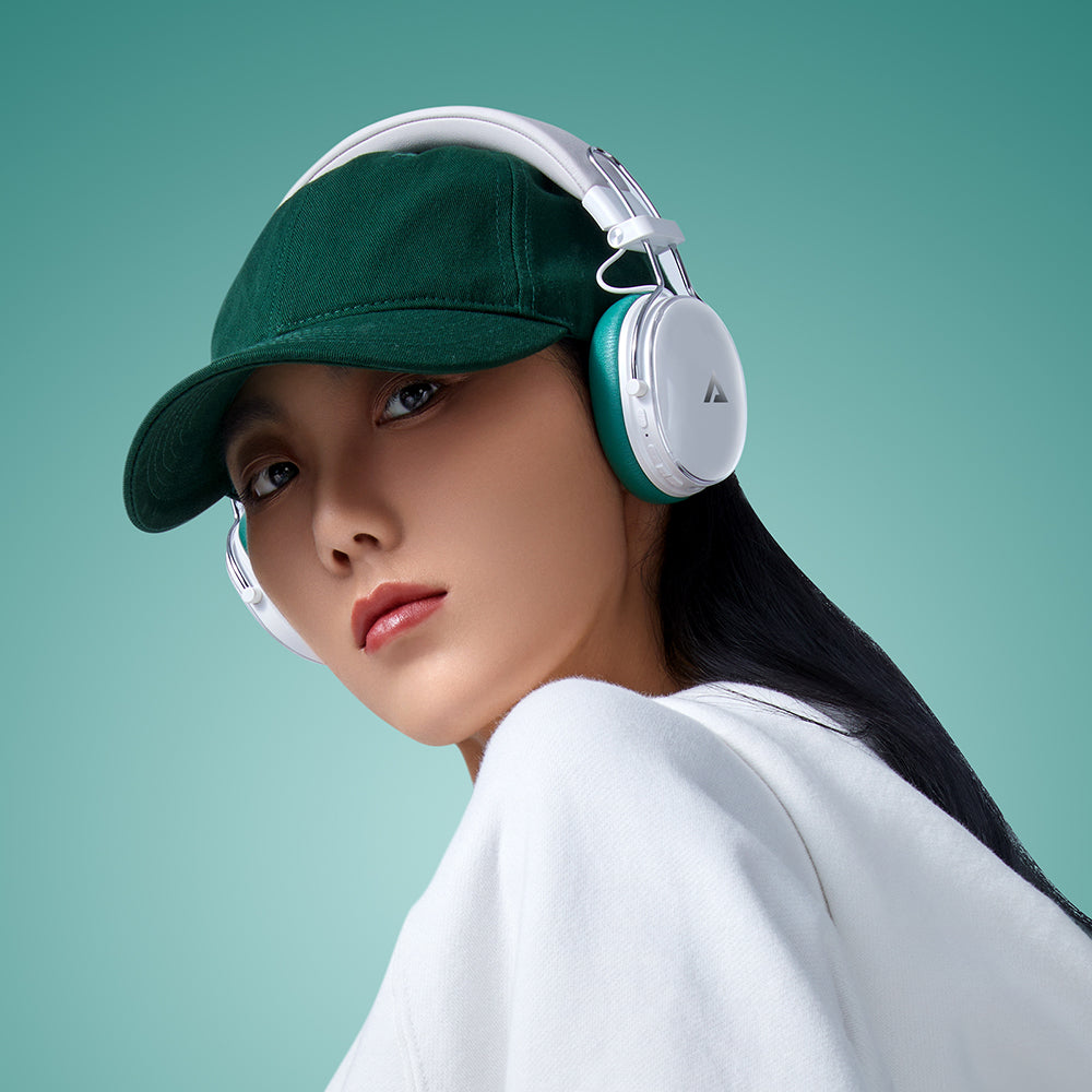 Handsfree Bluetooth Acefast H7, A2DP, ANC, Λευκό