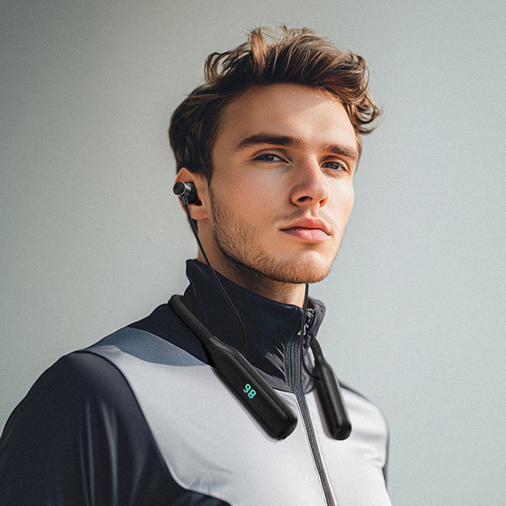 Handsfree Bluetooth Acefast N4, A2DP, Μαύρο