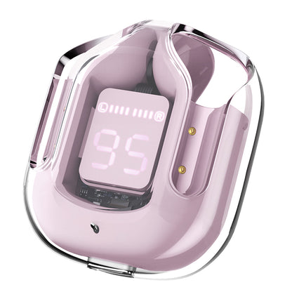 Handsfree Bluetooth Acefast T6, TWS, Ροζ