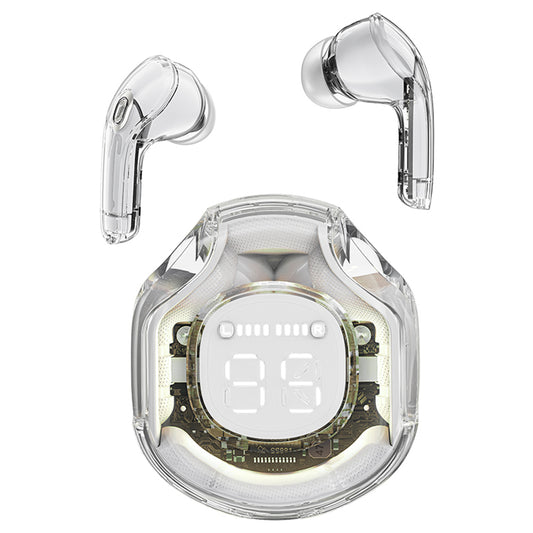 Handsfree Bluetooth Acefast T8, TWS, Λευκό