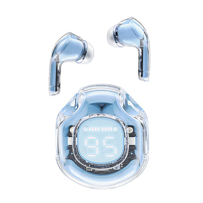 Handsfree Bluetooth Acefast T8, TWS, Μπλε