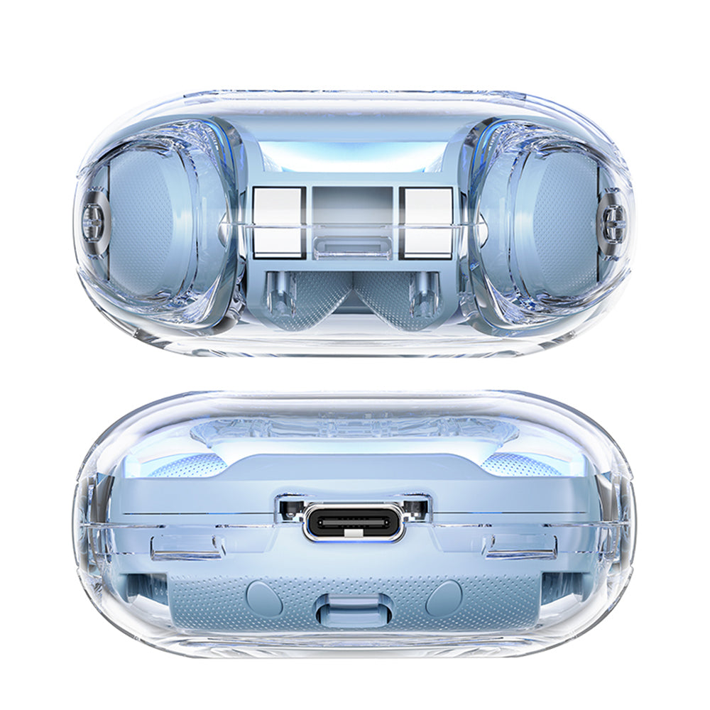 Handsfree Bluetooth Acefast T8, TWS, Μπλε
