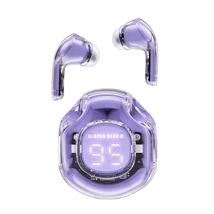 Handsfree Bluetooth Acefast T8, TWS, Μωβ