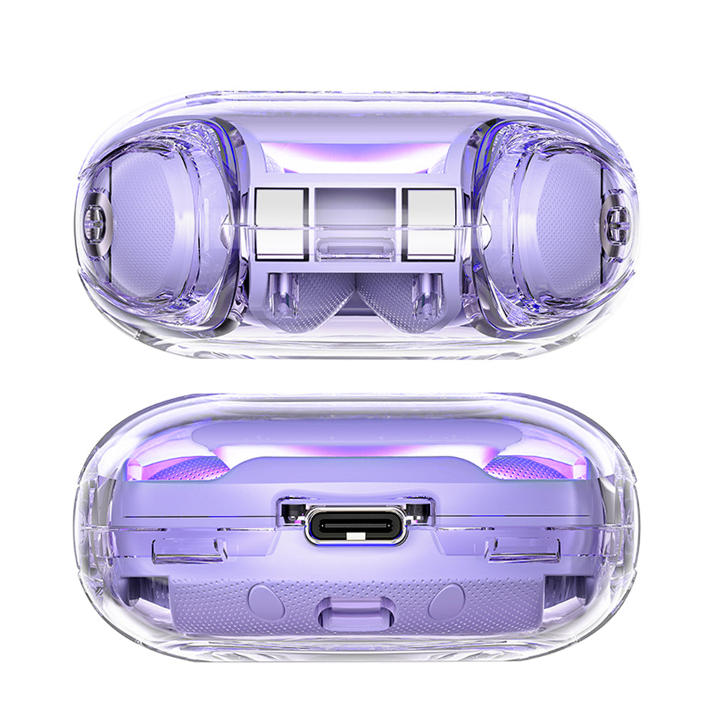 Handsfree Bluetooth Acefast T8, TWS, Μωβ
