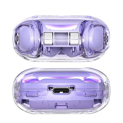 Handsfree Bluetooth Acefast T8, TWS, Μωβ