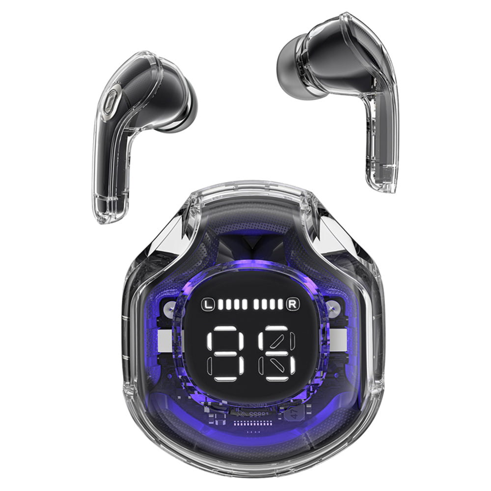 Handsfree Bluetooth Acefast T8, TWS, Μαύρο