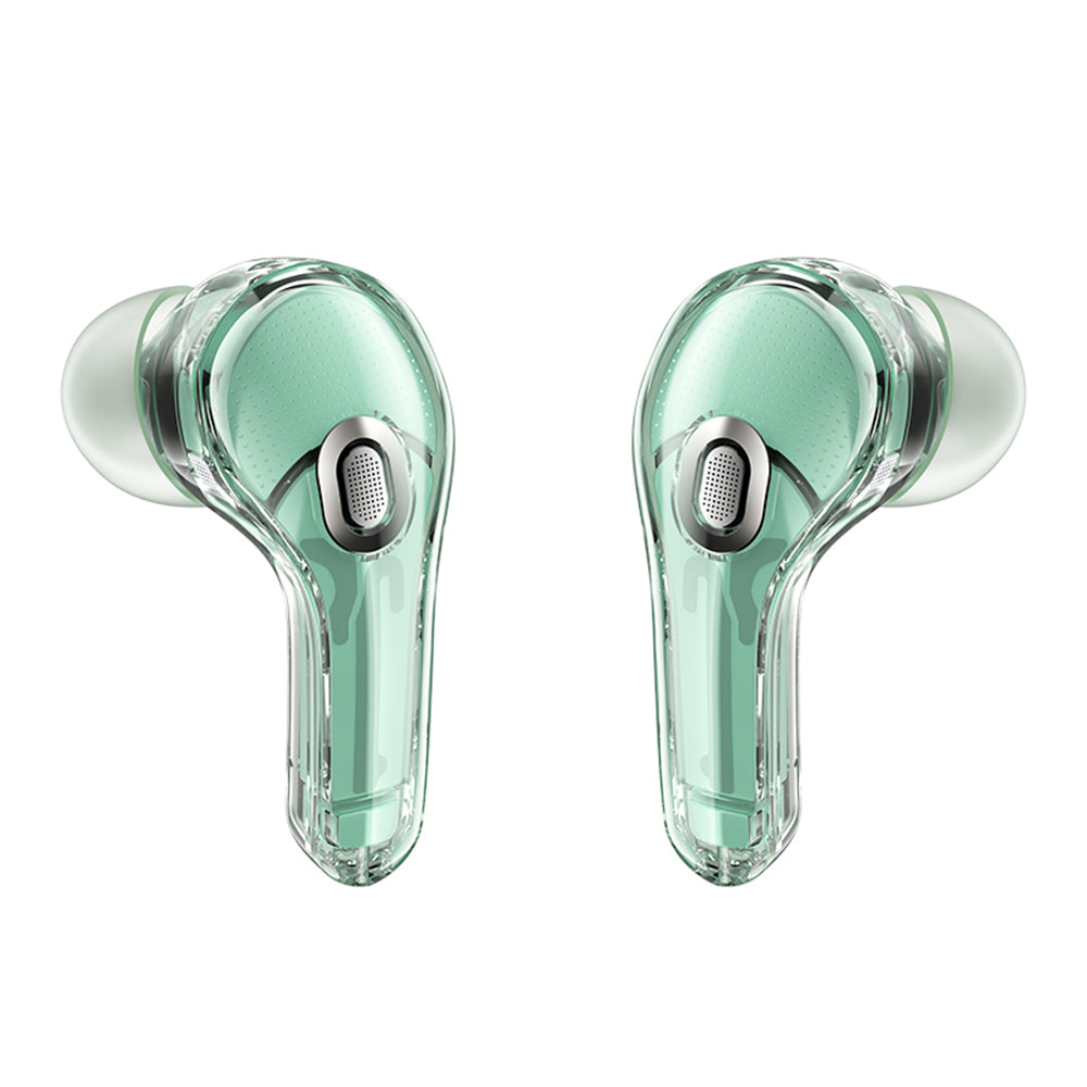 Handsfree Bluetooth Acefast T8, TWS, Πράσινο