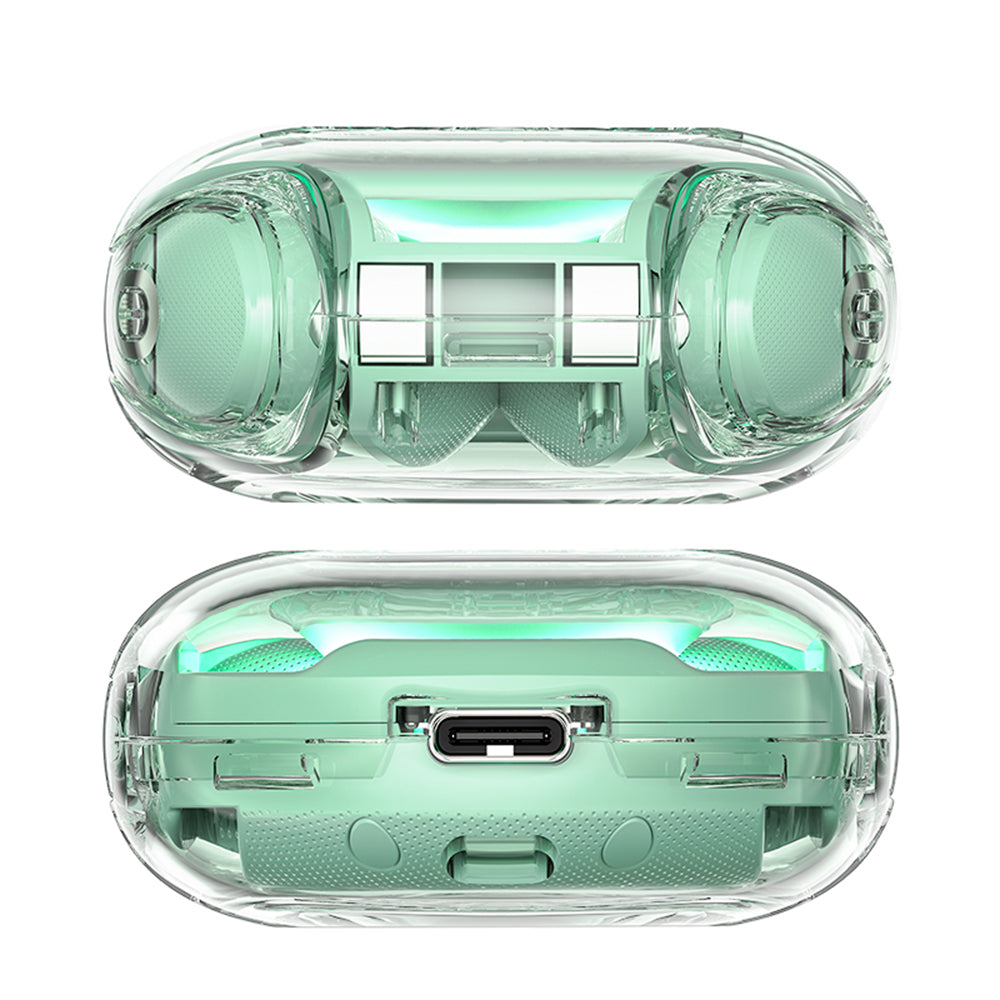 Handsfree Bluetooth Acefast T8, TWS, Πράσινο