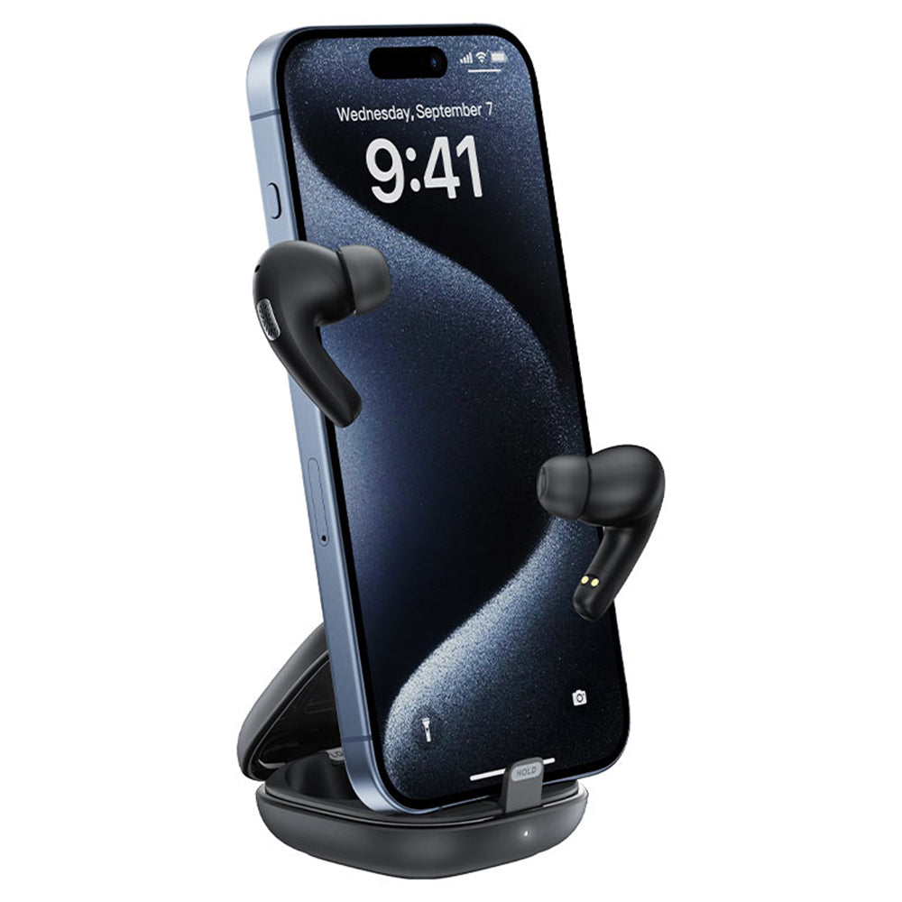 Handsfree Bluetooth Acefast W4, TWS, Μαύρο