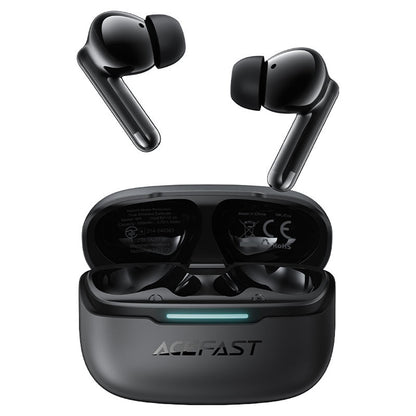 Handsfree Bluetooth Acefast W5, TWS, ANC, Μαύρο
