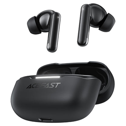 Handsfree Bluetooth Acefast W5, TWS, ANC, Μαύρο