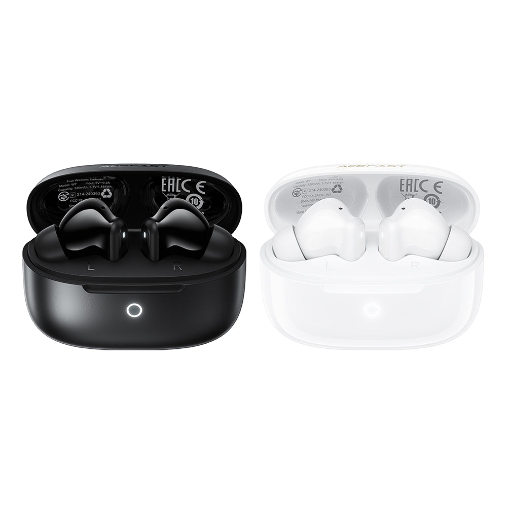 Handsfree Bluetooth Acefast W7, TWS, Μαύρο