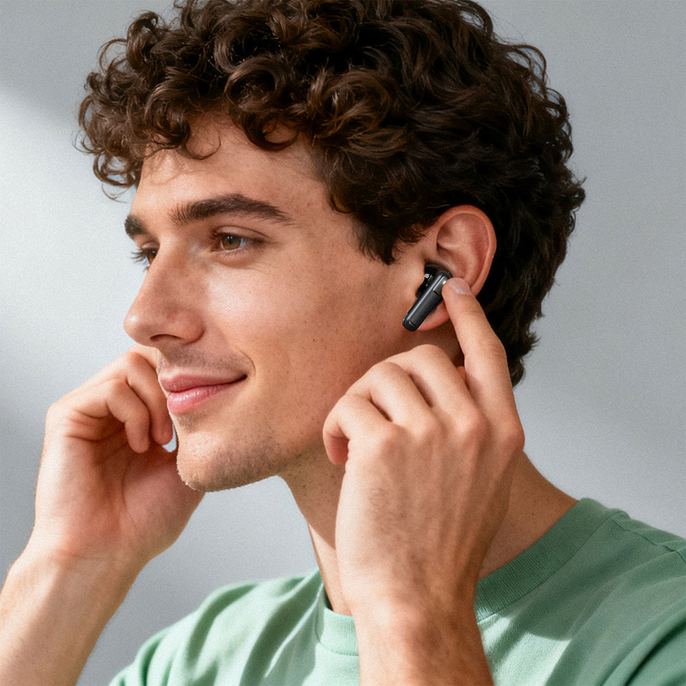 Handsfree Bluetooth Acefast W7, TWS, Μαύρο