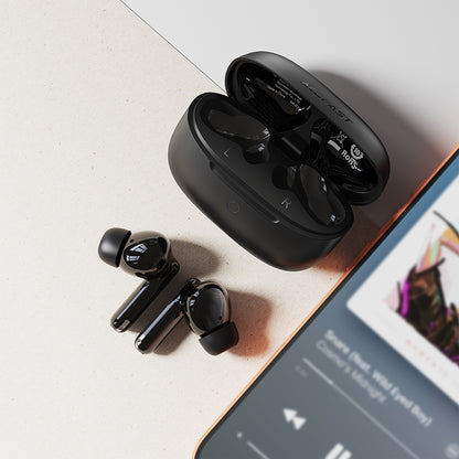 Handsfree Bluetooth Acefast W7, TWS, Μαύρο