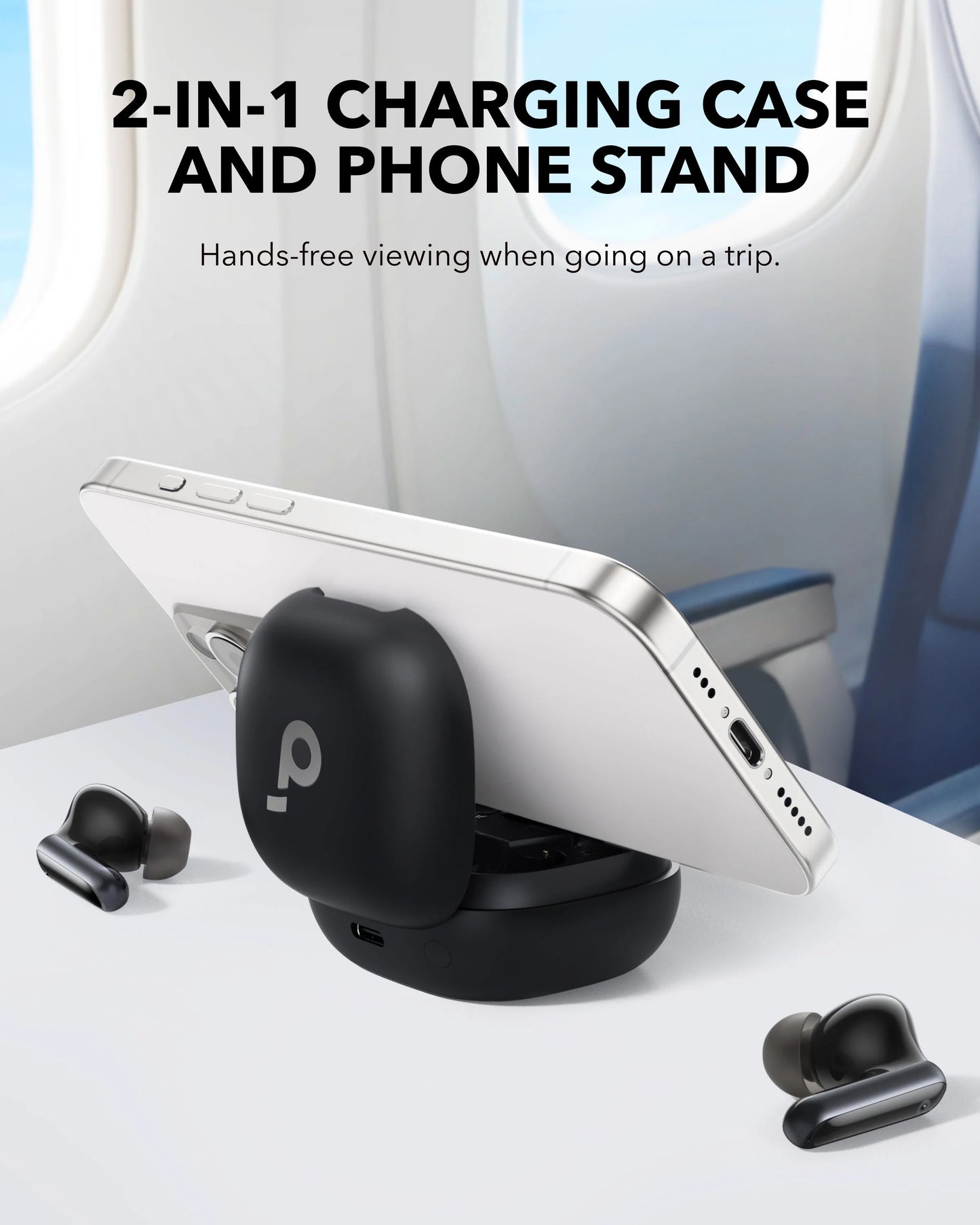 Handsfree Bluetooth Anker SoundCore P40i, TWS, ANC, Μαύρο A3955G11