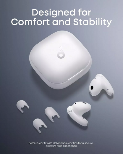 Ασύρματα ακουστικά Bluetooth Anker SoundCore Liberty Buds, TWS, ANC, Λευκό D1200G21