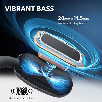 Handsfree Bluetooth Anker SoundCore AeroFit 2, TWS, Μαύρο A3874G11