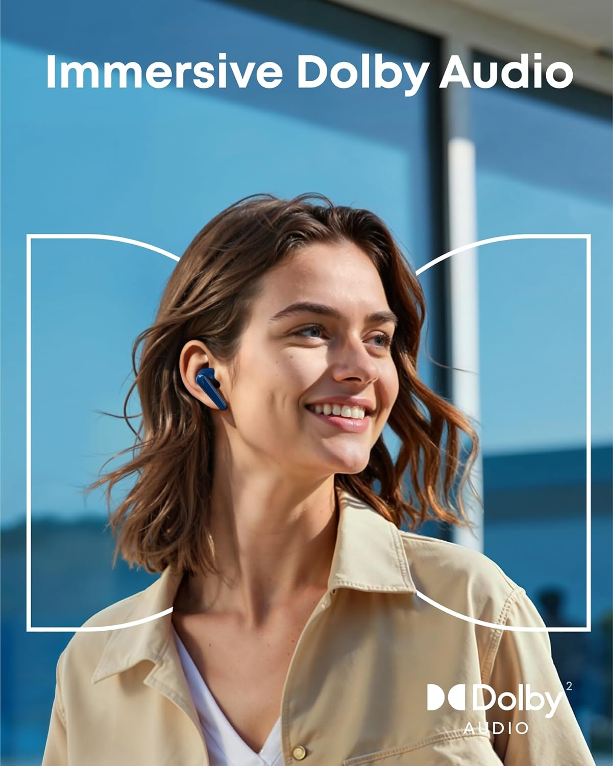 Handsfree Bluetooth Anker SoundCore Liberty 5, TWS, ANC, Μπλε A3957G31