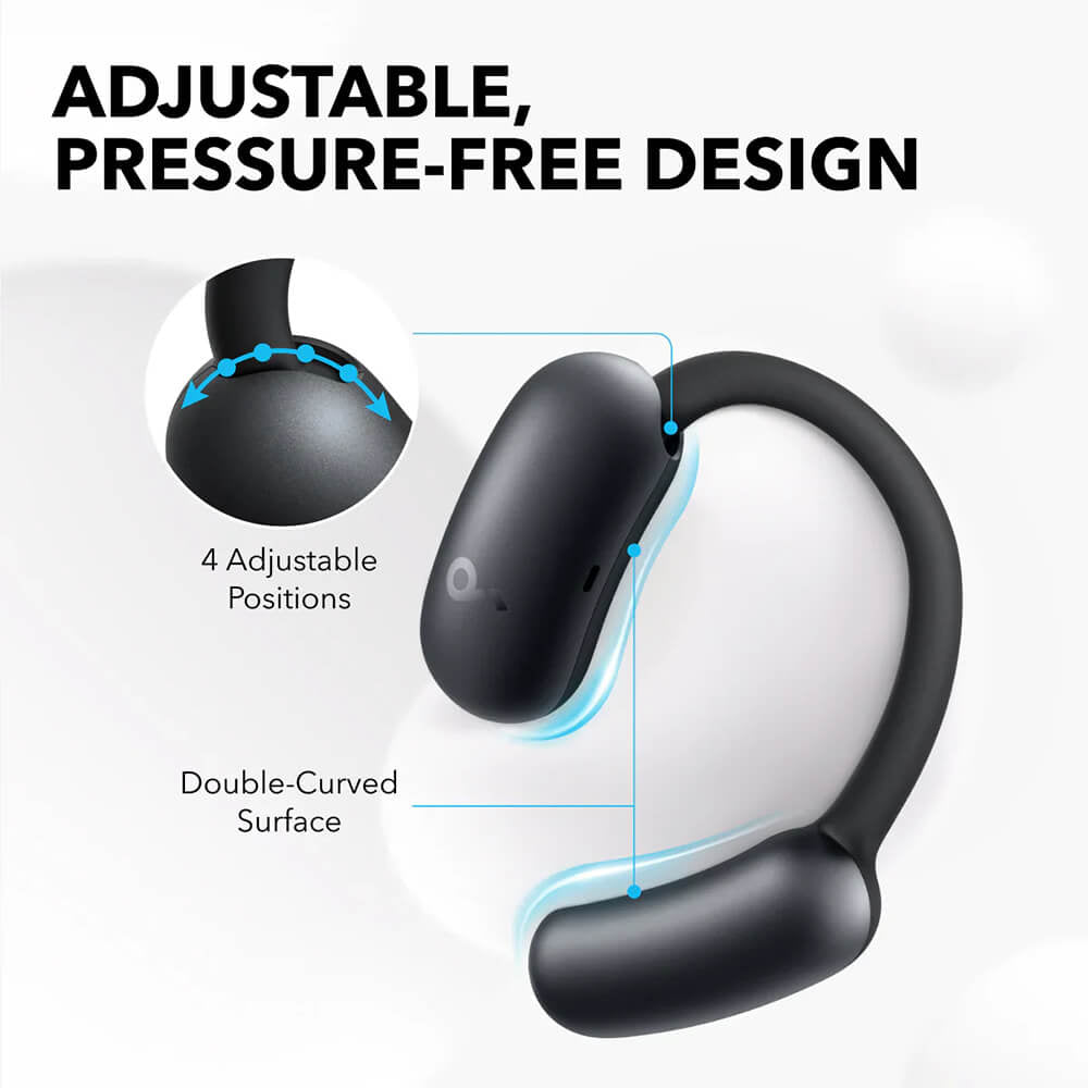 Handsfree Bluetooth Anker SoundCore AeroFit 2, TWS, Μαύρο A3874G11