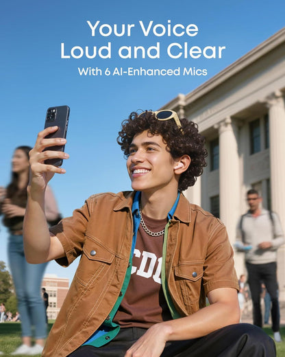 Handsfree Bluetooth Anker SoundCore R60i, TWS, ANC, Ροζ D1202G51