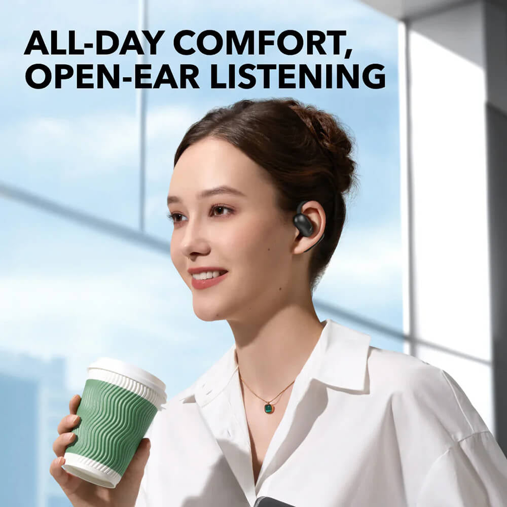 Handsfree Bluetooth Anker SoundCore AeroFit 2, TWS, Μαύρο A3874G11