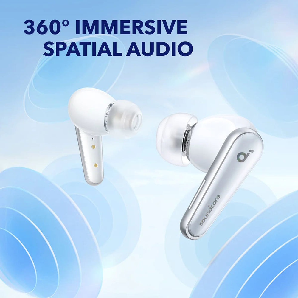 Handsfree Bluetooth Anker SoundCore Liberty 4, TWS, ANC, Λευκό A3953G21
