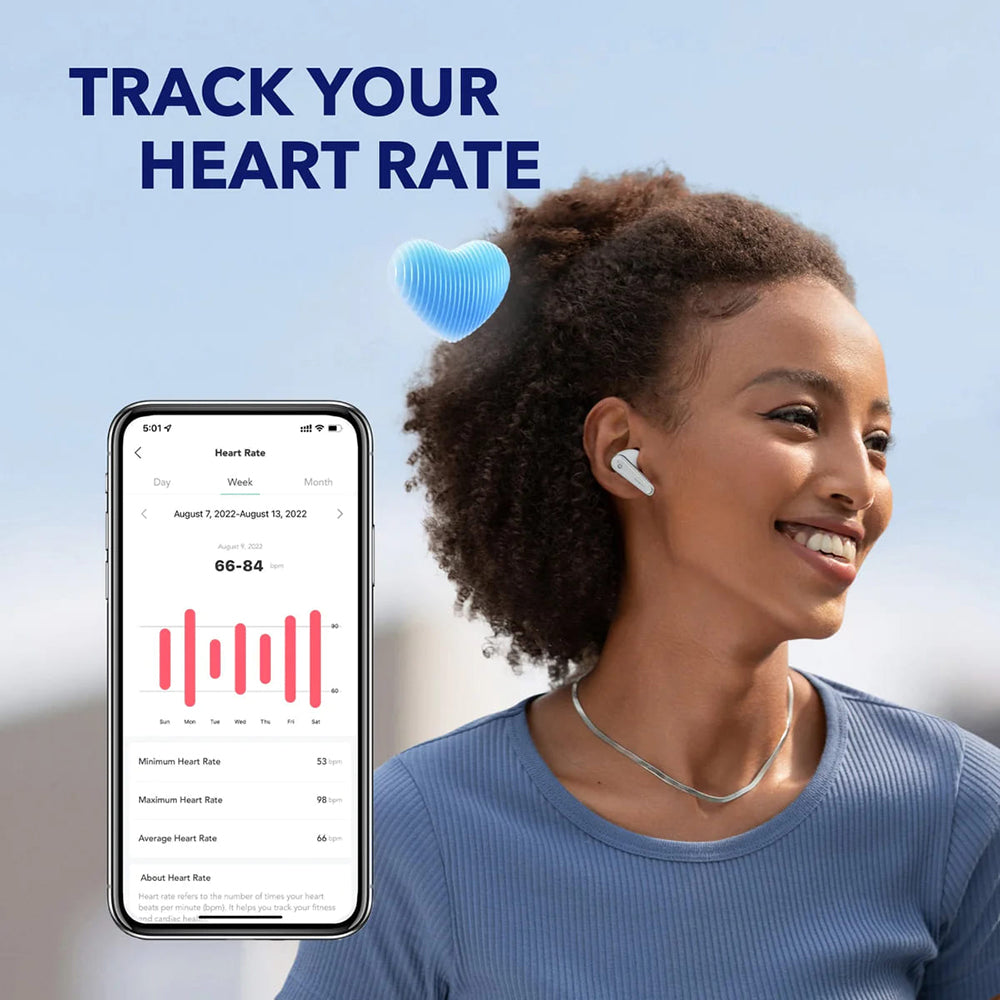 Handsfree Bluetooth Anker SoundCore Liberty 4, TWS, ANC, Λευκό A3953G21