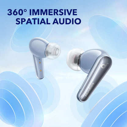 Handsfree Bluetooth Anker SoundCore Liberty 4, TWS, ANC, Μπλε A3953G31