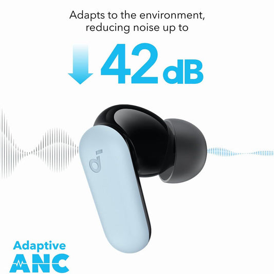 Handsfree Bluetooth Anker SoundCore P30i, TWS, Μπλε A3959331