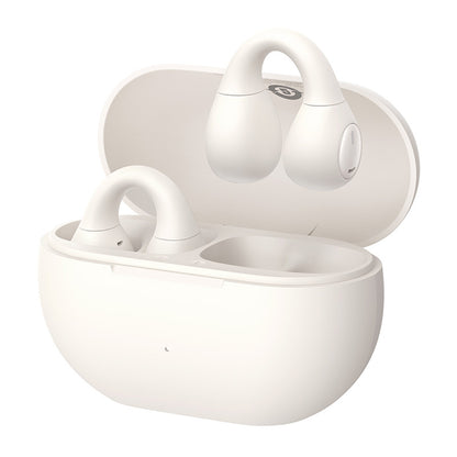 Handsfree Bluetooth Baseus Bass 15 Clip, TWS, Λευκό A00079500223-00