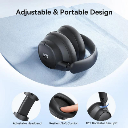 Handsfree Bluetooth Baseus Bass BH1 NC, MultiPoint, A2DP, ANC, Μαύρο A0203703