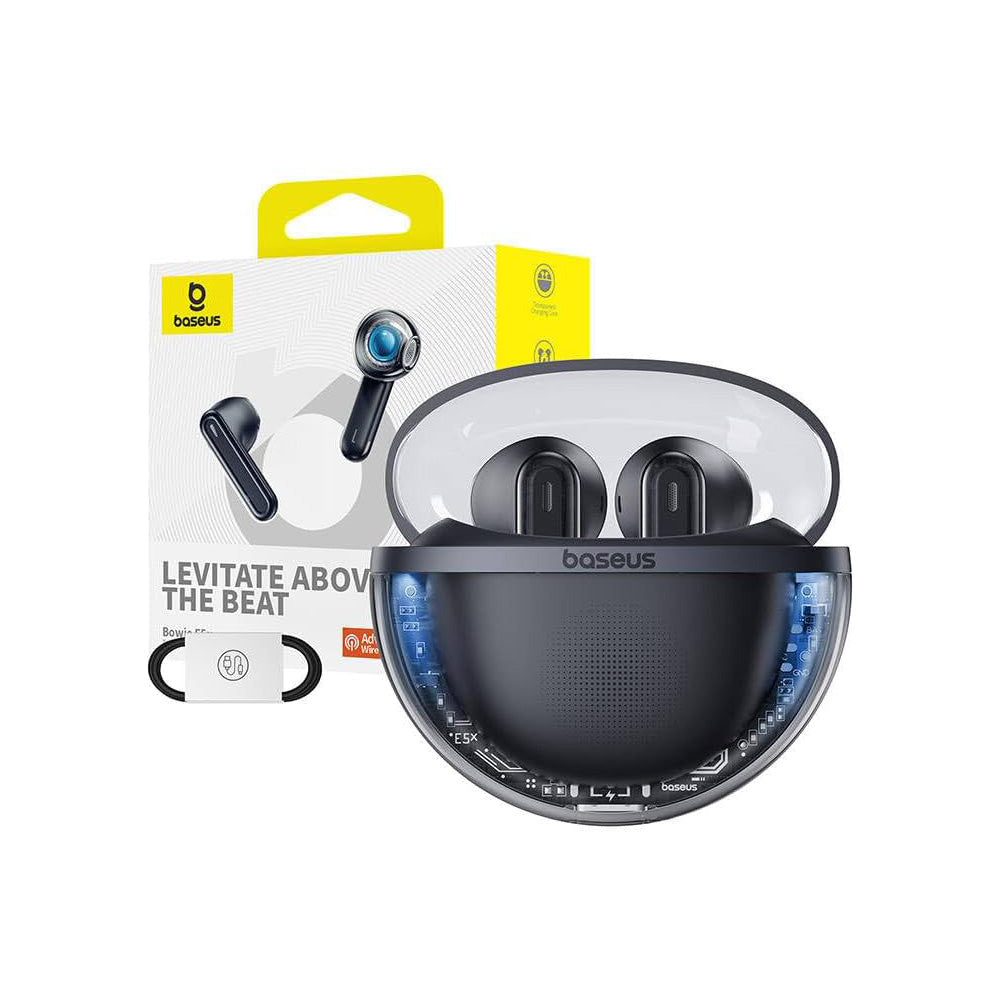 Handsfree Bluetooth Baseus Bowie E5x, TWS, Μαύρο A00060101123-00