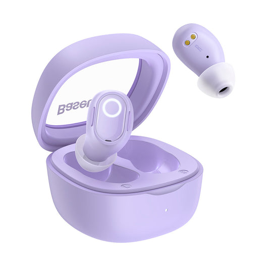 Handsfree Bluetooth Baseus Bowie WM02, TWS, Μωβ NGTW370205