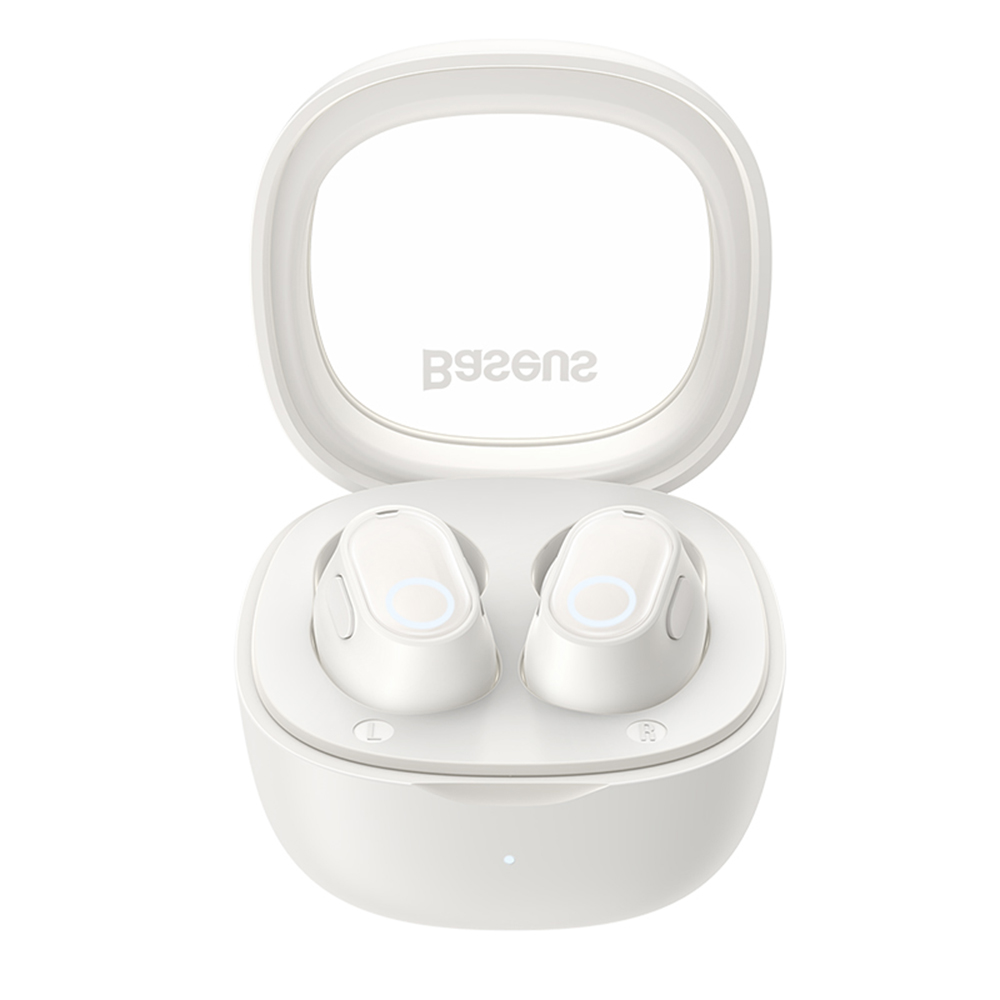 Handsfree Bluetooth Baseus Bowie WM02, TWS, Λευκό, Επανασφραγισμένο NGTW370202