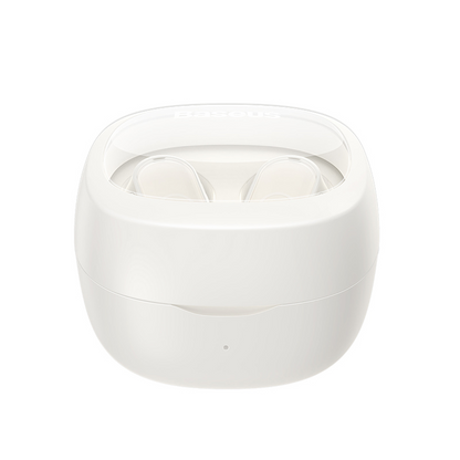 Handsfree Bluetooth Baseus Bowie WM02, TWS, Λευκό, Επανασφραγισμένο NGTW370202