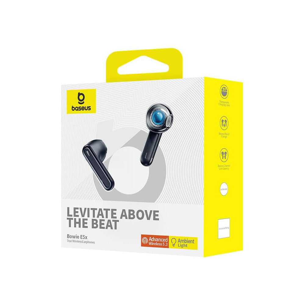 Handsfree Bluetooth Baseus Bowie E5x, TWS, Μαύρο A00060101123-00