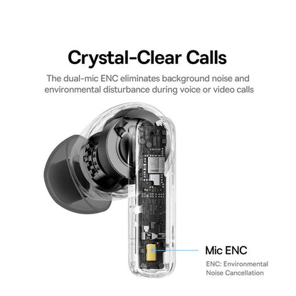 Handsfree Bluetooth Baseus Bowie E19, TWS, Μαύρο A00069600113-00