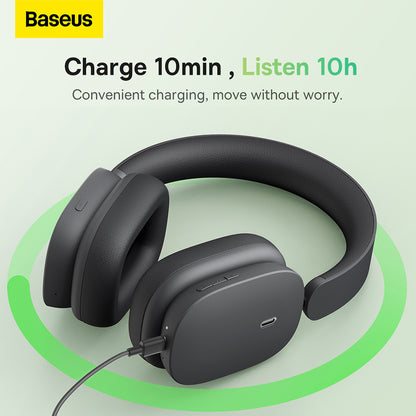 Baseus Bowie H1 Bluetooth Handsfree, A2DP, ANC, Gray NGTW230213